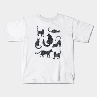 Flower Cats Kids T-Shirt